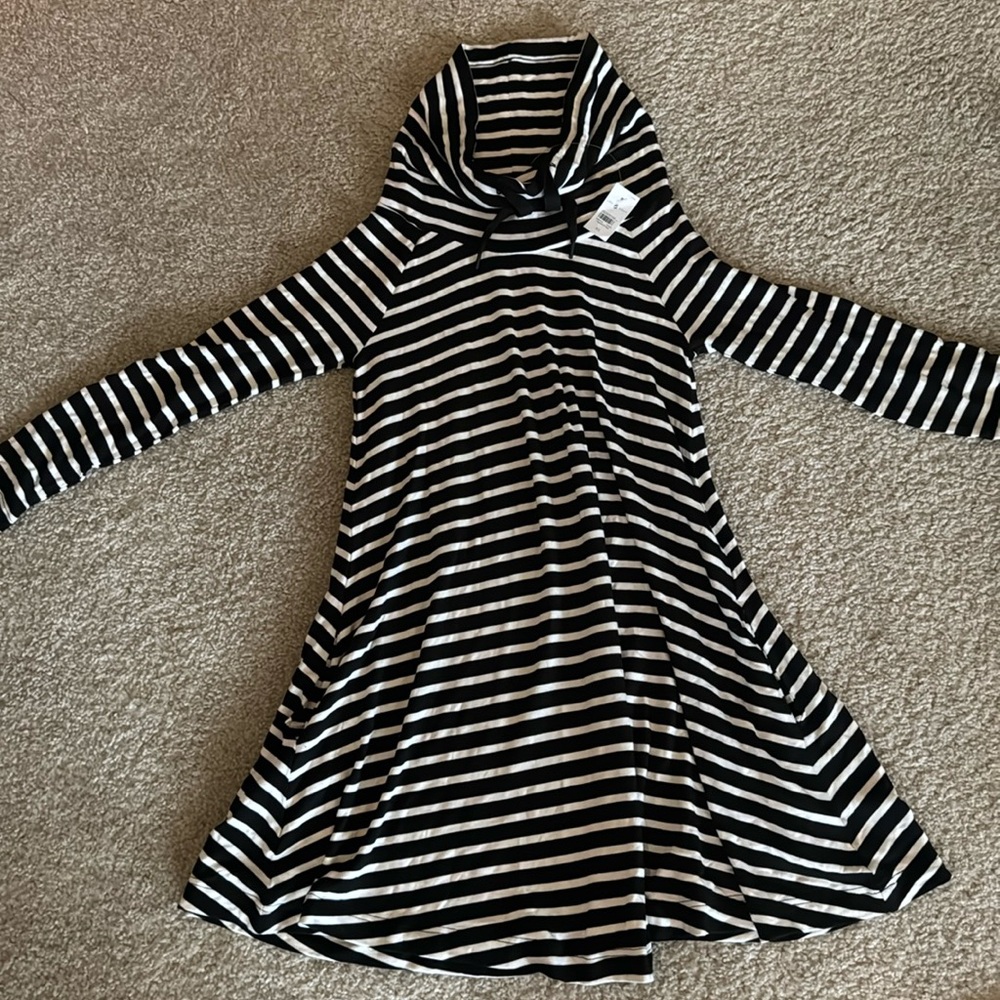 Lou & Grey Black and White Striped Top